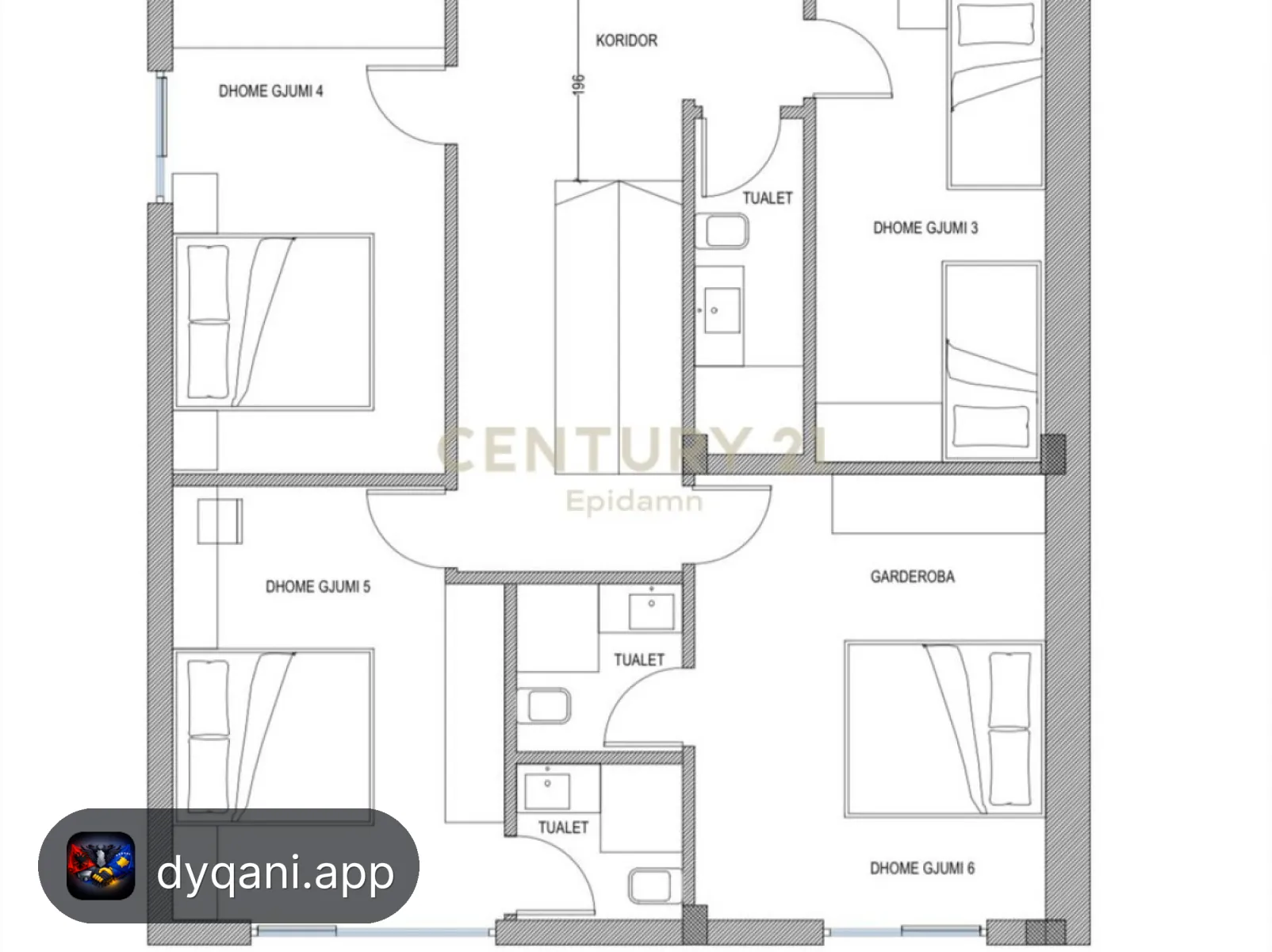 Vilë me pamje deti, 6 dhoma gjumi – 300,000€ – Durrës — Durrës - Foto 5