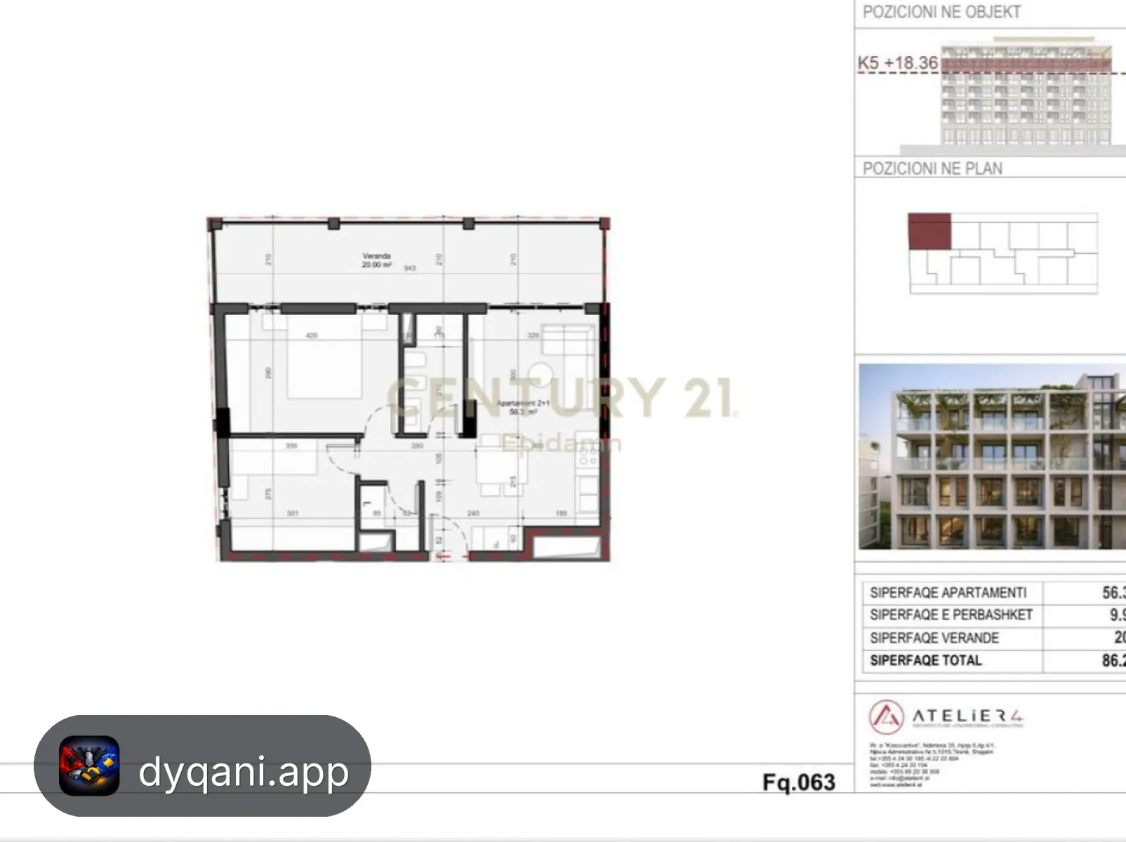 Apartament 2+1+2 në Shitje – Mali – 68,580€ – Durrës — Durrës - Foto 6