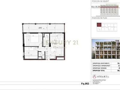 Apartament 2+1+2 në Shitje – Mali – 68,580€ – Durrës — Durrës - Foto 6