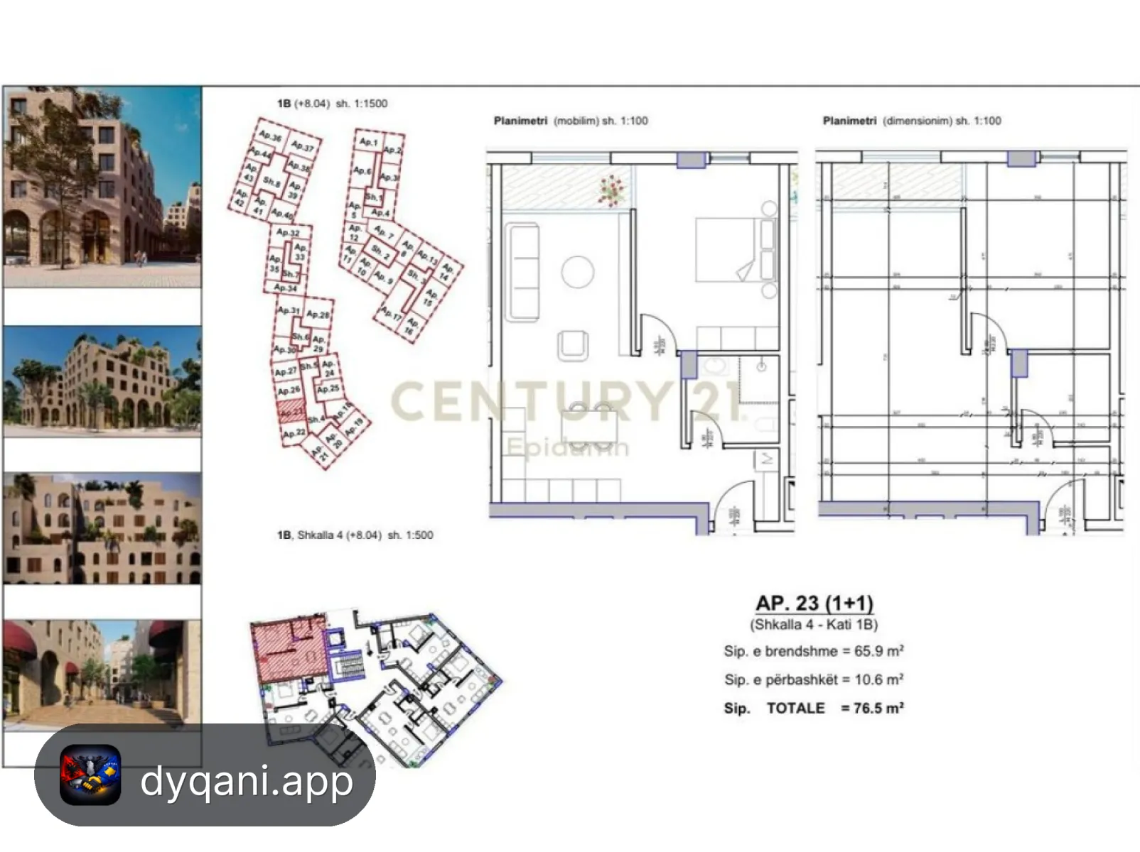 Apartament 1+1 në Shitje – Marina – 153,000€ – Sarandë — Sarandë - Foto 1