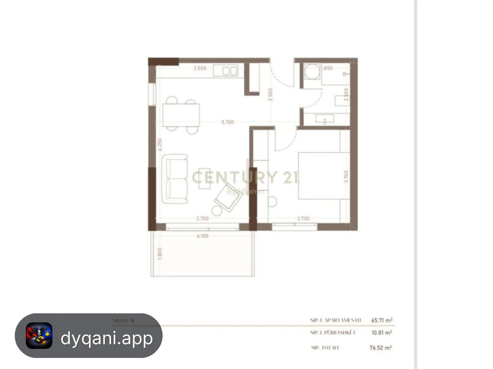Apartament 1+1 në Shitje – 99,476€ – Durrës – I mirë — Durrës - Foto 6