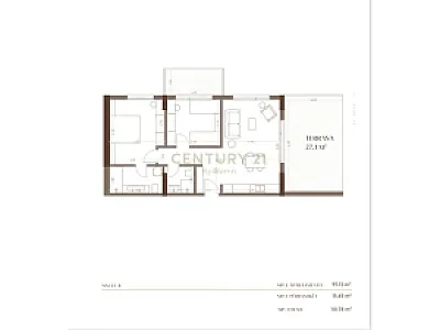 Apartament 2+1+2 në Shitje – 155,400€ – Durrës – I mirë — Durrës - Foto 4
