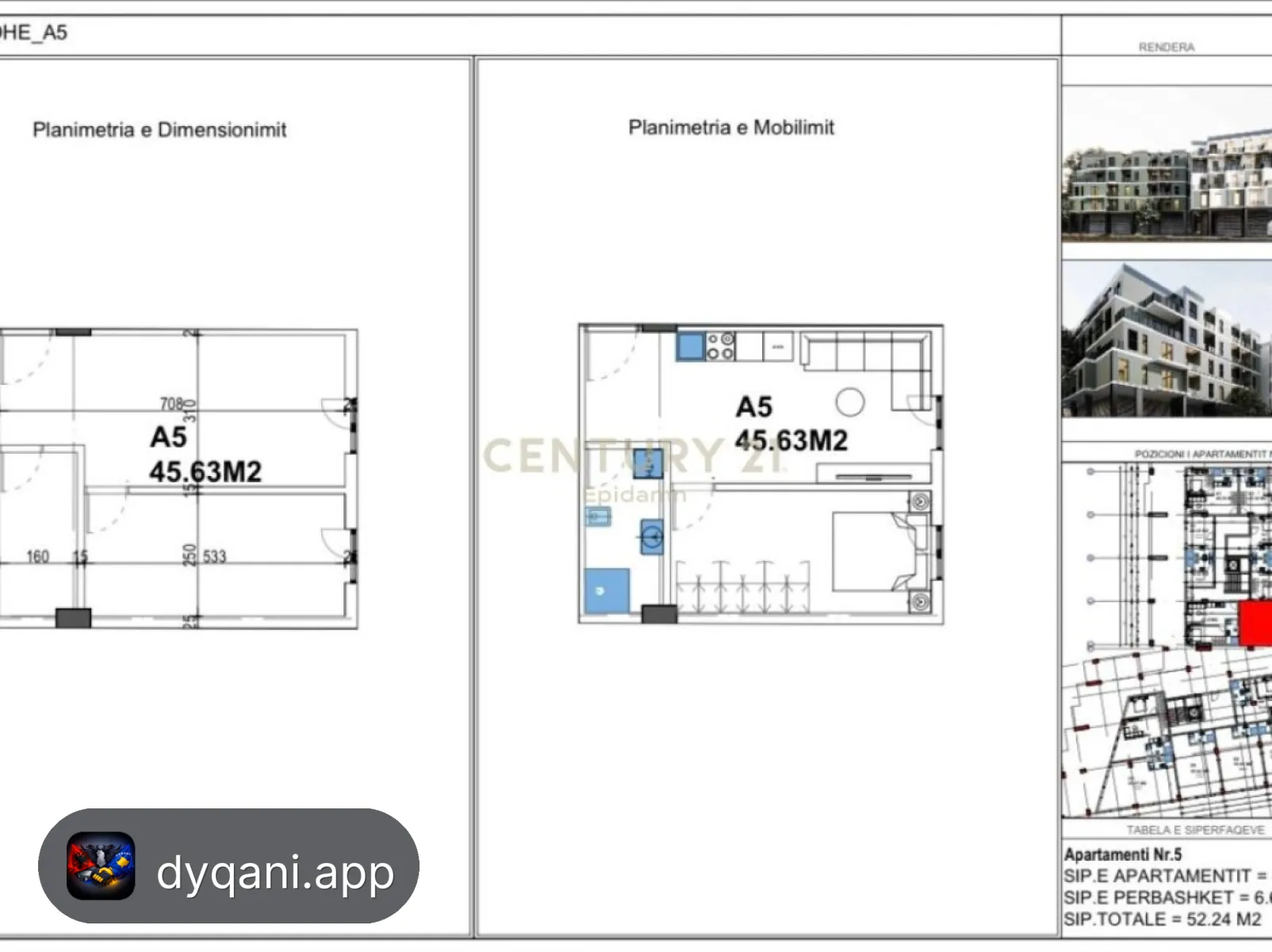 Apartament 1+1 në Shitje – Mali – 62,688€ – Durrës – I mirë — Durrës - Foto 2