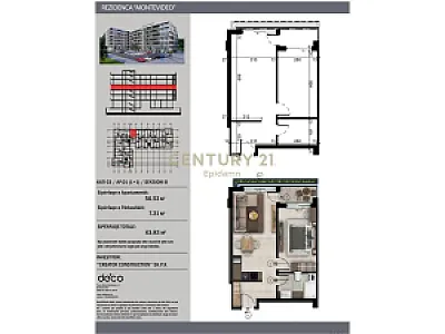 Apartament 1+1 në Shitje – Mali – 82,979€ – Durres – I mirë — Durres - Foto 1