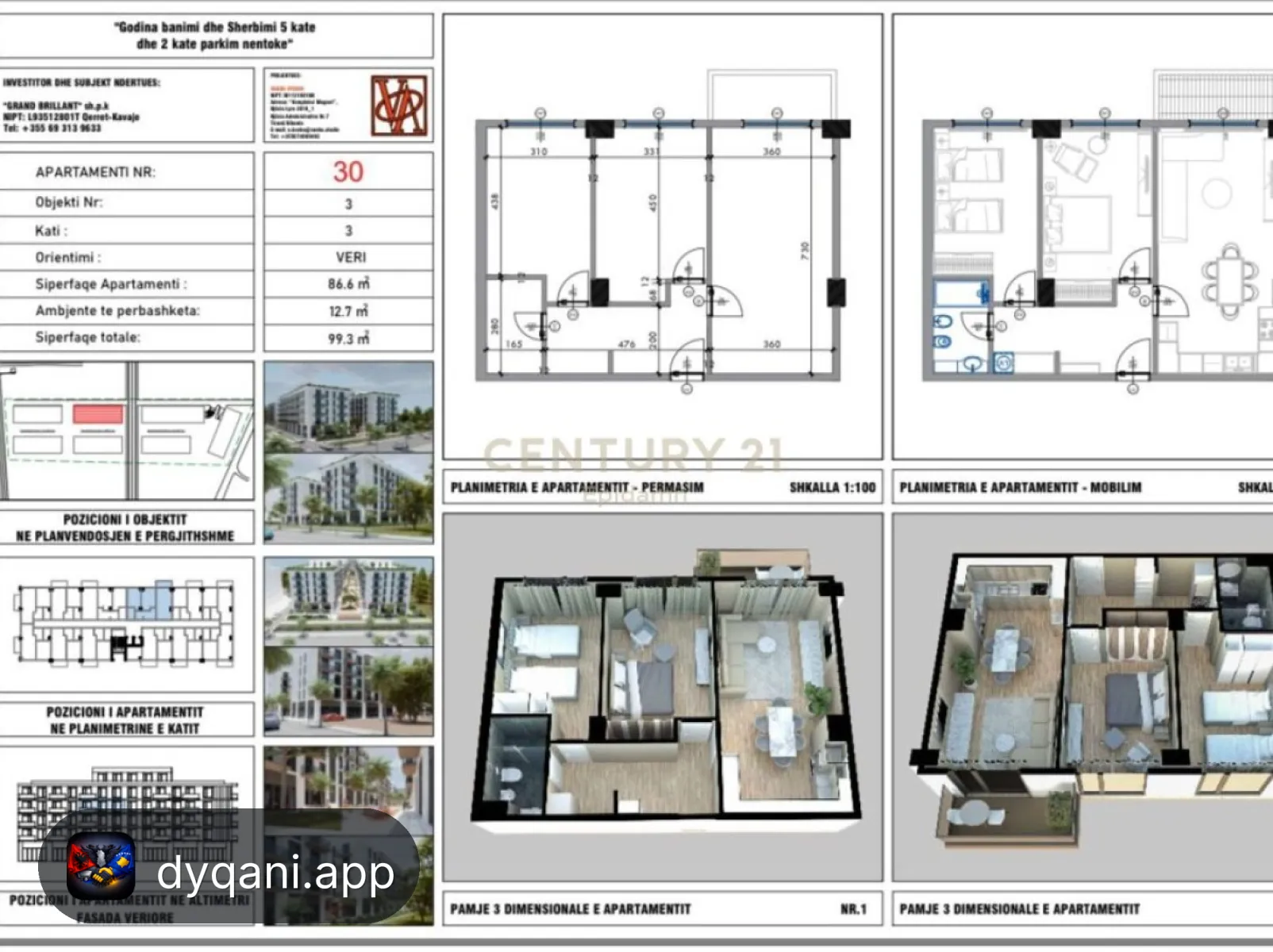 Apartament 2+1 në Shitje – Qerret – 119,160€ – Durres — Durres - Foto 2