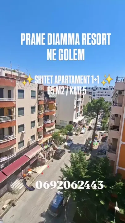 apartament 1+1 ne shitje ne golem — video