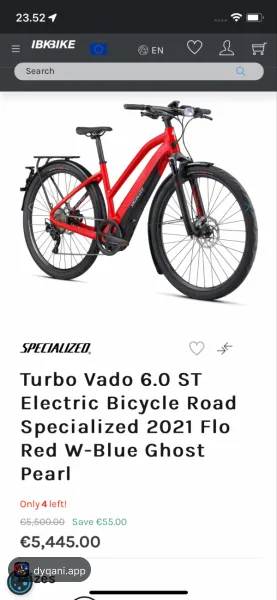 Shitet Specialized turbo vado 6.0 biçikletë – Shijak — Shijak