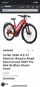 Shitet Specialized turbo vado 6.0 biçikletë – Shijak — Shijak - Foto 1