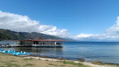 Beach in Pogradec