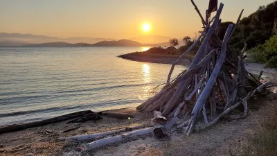 Korfovounia beach