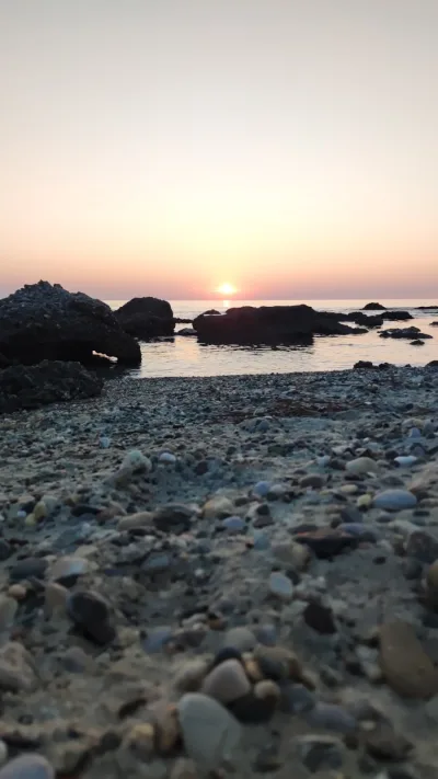 Stone beach