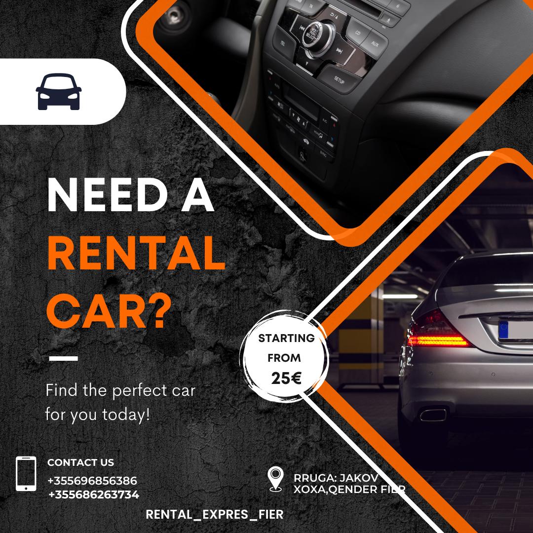 Makina me qera / Car rental expres fier photo 3