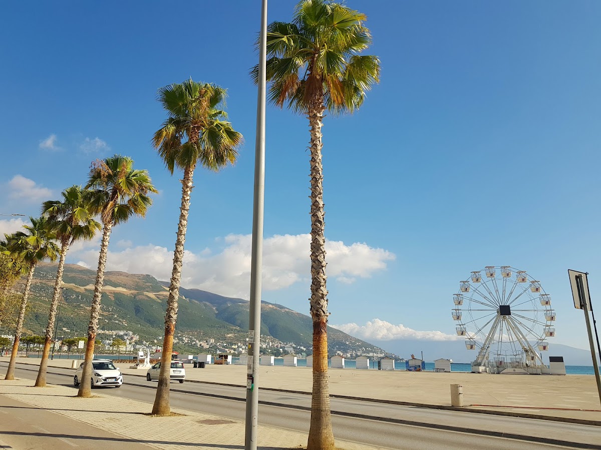 Beach side walk