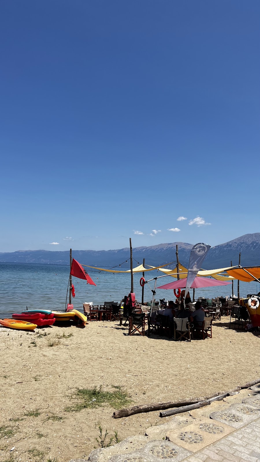 Beach in Pogradec — Plazhe në Pogradec — photo 3