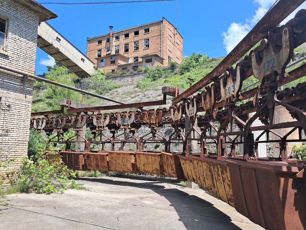 Abandoned cement factory photo 2