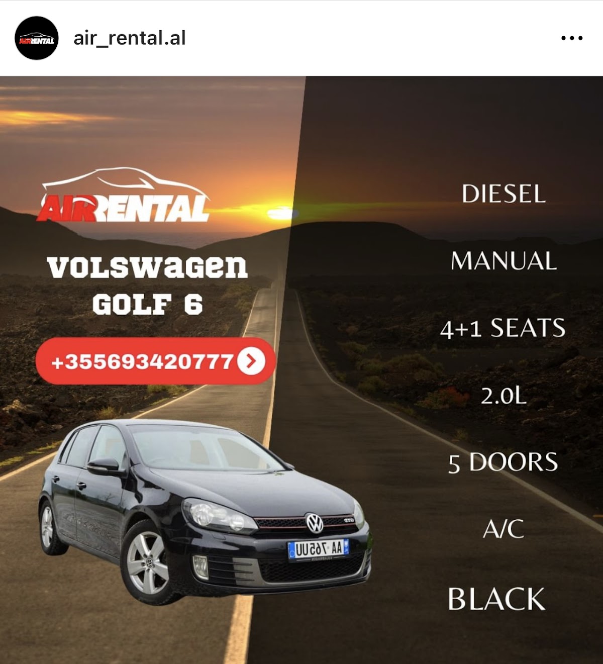 Rent car Durres -Air Rental
