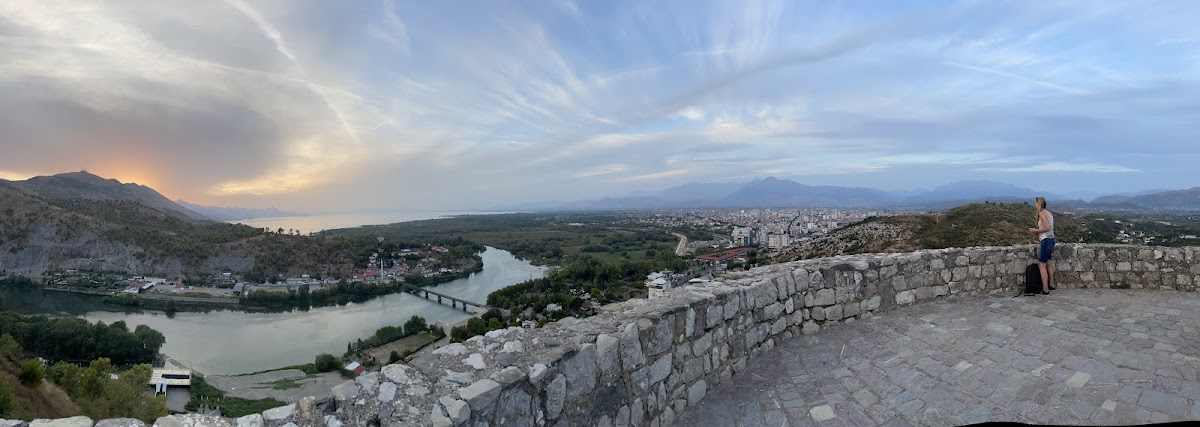 Point of view Castle Shkodra
