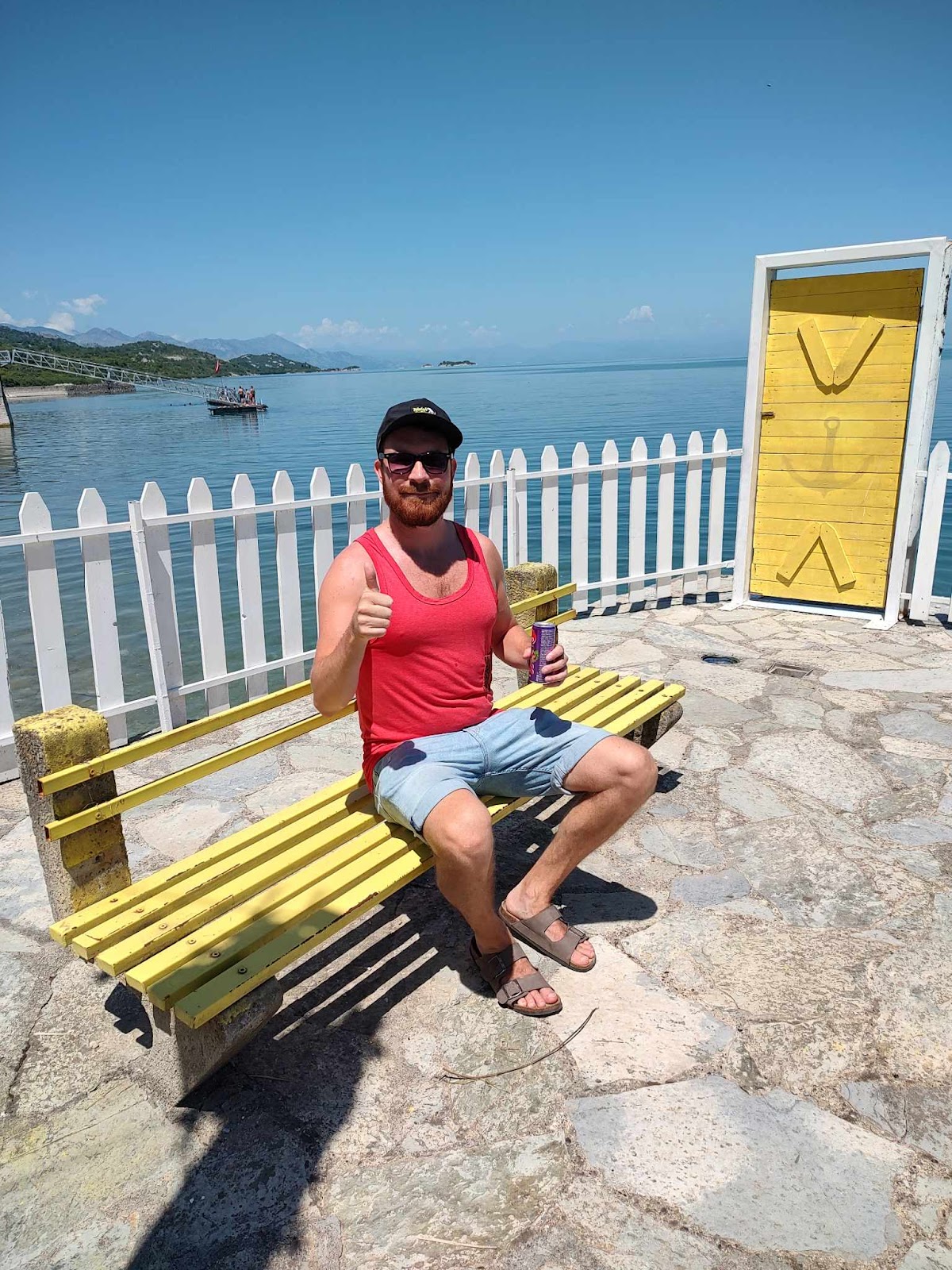 Yellow bench photo 5